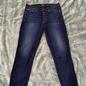 Hudson dark wash skinny jeans